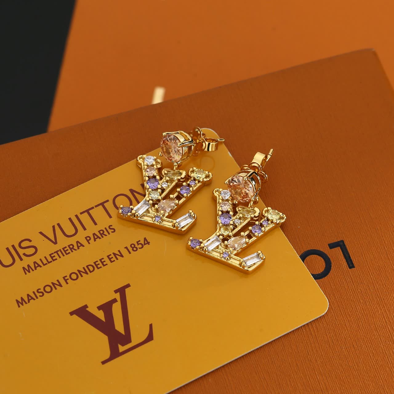 Louis Vuitton LV Logo Earrings Louis Vuitton LV Logo Earrings